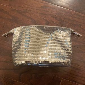 Sequin makeup bag